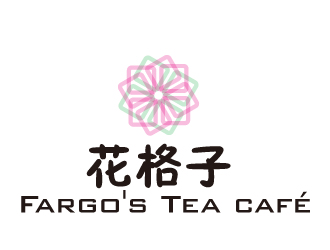 陈程的花格子Fargo's（Tea café）甜品店logo设计