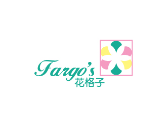 陈兆松的花格子Fargo's（Tea café）甜品店logo设计