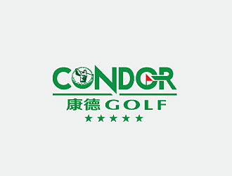 孙红印的康德高尔夫球队logo设计
