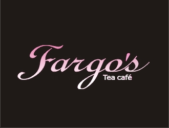 郑国麟的花格子Fargo's（Tea café）甜品店logo设计