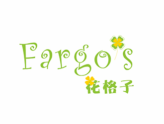 AR科技核心～雪狐设计的花格子Fargo's（Tea café）甜品店logo设计