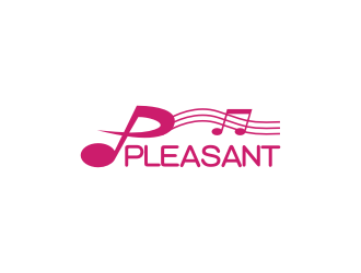陈波的pleasant 吉它 小提琴 乐器 英文字体logo设计logo设计