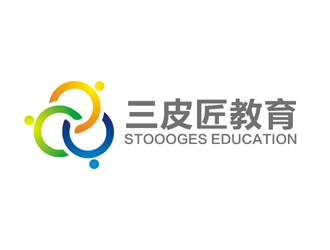 谭家强的三皮匠教育 Stoooges Educationlogo设计