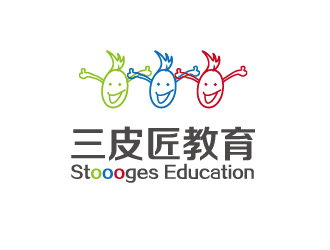 黄程的三皮匠教育 Stoooges Educationlogo设计