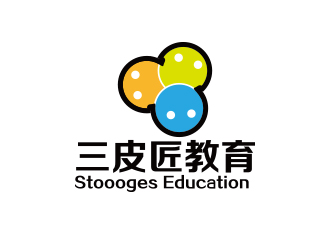 何锦江的三皮匠教育 Stoooges Educationlogo设计