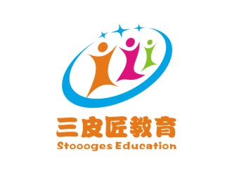 李泉辉的三皮匠教育 Stoooges Educationlogo设计