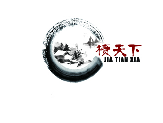 庄舜耕的槚天下茶馆茶庄logo设计