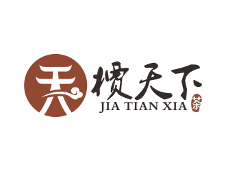 林思源的槚天下茶馆茶庄logo设计