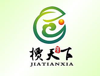 白冰的槚天下茶馆茶庄logo设计