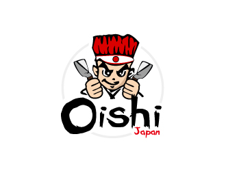 文大为的Oishi 日式料理烤肉餐厅Logologo设计