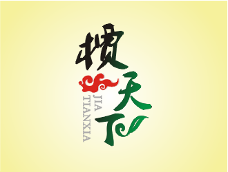 郑国麟的槚天下茶馆茶庄logo设计