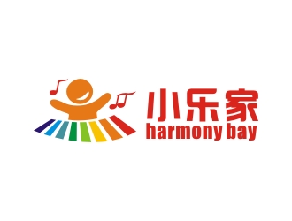 曾翼的小乐家（中文名），harmony bay （英文名）logo设计