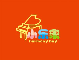 谭家强的小乐家（中文名），harmony bay （英文名）logo设计
