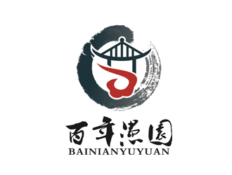 杨占斌的百年愚园logo设计