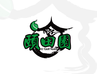 何锦江的颐田园果蔬种植logo设计
