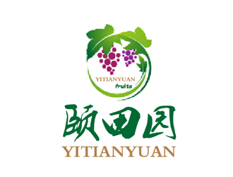 文大为的颐田园果蔬种植logo设计