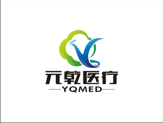 何嘉健的元乾医疗logo设计