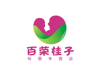 许明慧的百荣桂子母婴专营店logo设计