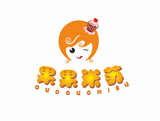 AR科技核心～雪狐设计的果果米苏 甜品店logo设计