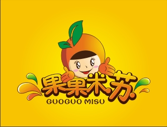 何嘉健的果果米苏 甜品店logo设计