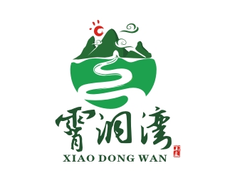 何嘉健的霄洞湾logo设计