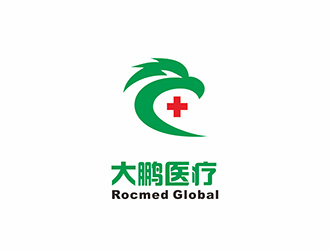 AR科技核心～雪狐设计的Rocmed Global 或 大鹏医疗logo设计