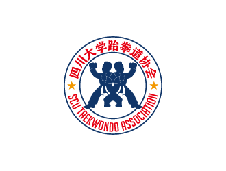 周金进的四川大学跆拳道协会logo设计