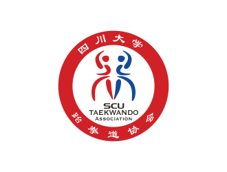 林思源的四川大学跆拳道协会logo设计