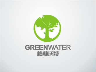 郑国麟的格林沃特  green waterlogo设计
