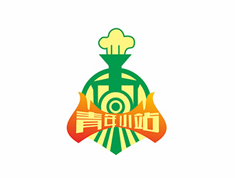 AR科技核心～雪狐设计的青年小站logo设计