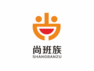 AR科技核心～雪狐设计的尚班族快餐外卖logo设计