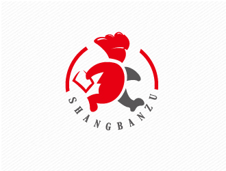 文大为的尚班族快餐外卖logo设计