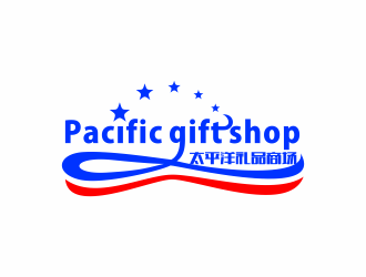 pacific gift shop    太平洋礼品商场logo设计