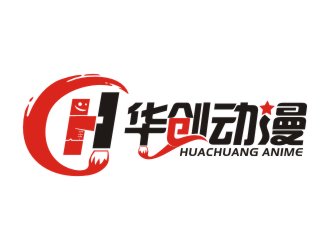 曾翼的华创动漫logo设计