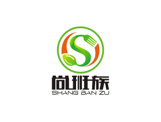 陈波的尚班族快餐外卖logo设计