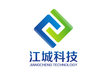 杨占斌的江城科技logo设计
