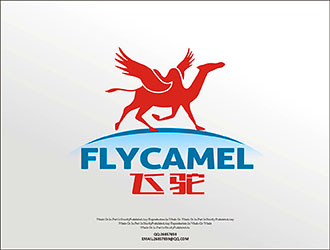 林玲的FLYCAMEL飞驼LED灯具logo设计