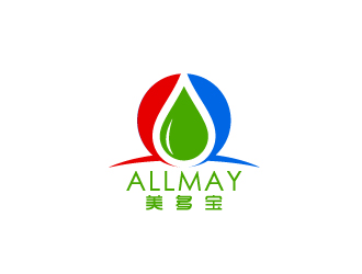 刘祥庆的汉字:美多宝,英文:ALLMAYlogo设计