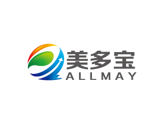 周金进的汉字:美多宝,英文:ALLMAYlogo设计
