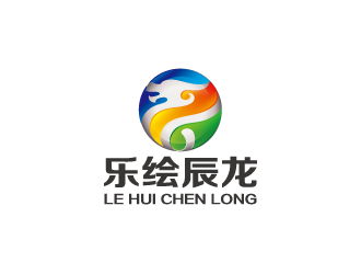 周金进的乐绘辰龙 培训学校logo设计