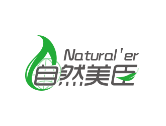 黄安悦的自然美臣logo设计