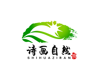 陈晓滨的诗画自然logo设计