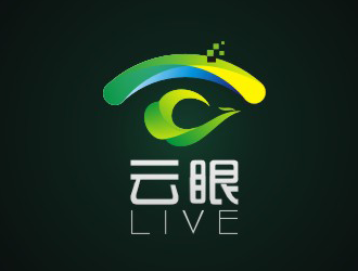 杨占斌的云眼live高科技logologo设计