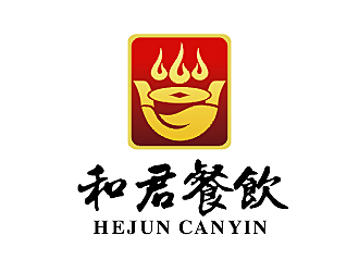 劳志飞的和君餐饮logo设计