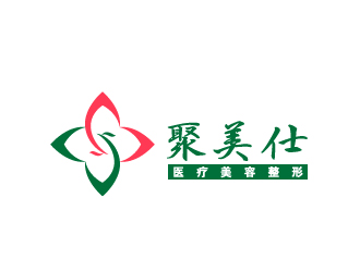 刘祥庆的聚美仕医疗美容整形logo设计