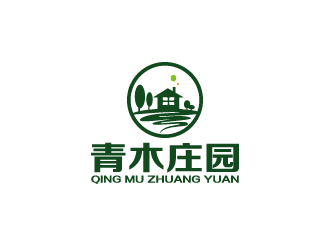 周金进的青木庄园logo设计