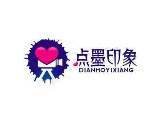 曾翼的点墨印象logo设计