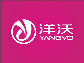 张晓明的中文洋沃 英文YangVologo设计