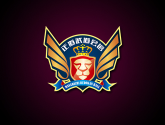 周国强的正道武道会馆logo设计