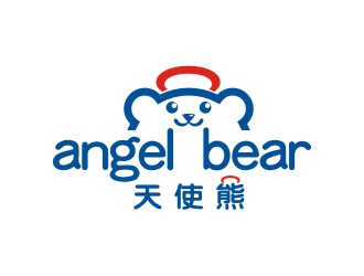 曾翼的angel bear  天使熊logo设计